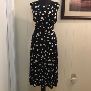Beautiful Sleeveless Polka Dot Dress